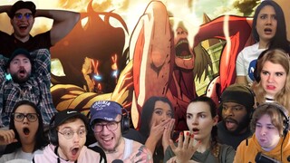 EREN VS ANNIE ATTACK ON TITAN SEASON 1 EPISODE 25 BEST REACTION COMPILATION