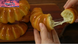 Korea cooking : Custard cream bread 1  #bepHan