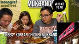 VLOG 41: Cheesy Korean Chicken Mukbang