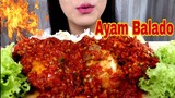 ASMR AYAM BALADO PEDAS NAMPOL | ASMR MUKBANG INDONESIA | EATING SOUNDS