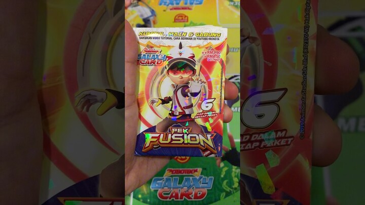 Monsta Galaxy Card Pek Fusion! Macam sama, tapi bukan!  #monstagalaxycard #indomaret #pekfusion