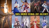 ALL 105 HERO HONOR OF KING KING OF GLORY 2021