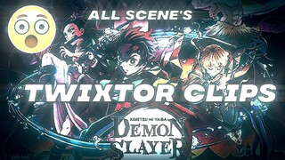 demon slayer season 2 clips | twixtors for editing