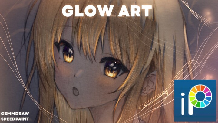 [SPEEDPAINT] Glow Art Shina Mahiru💛 - otonari no tenshi sama /GemmDraw