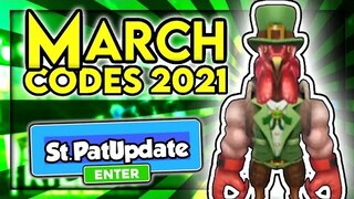 All "New [ St. Patrick ] Update Working Codes 2021 in Roblox Survive the Killer