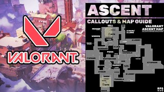 Ascent Valorant Map Guide Valorant: Callouts and Spike Sites Defensive Ascent