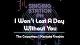 I Won't Last A Day Without You by The Carpenters | Karaoke