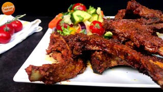 Tandoori Lamb Chops Recipe Without Oven/Grill | Lamb/Mutton Kabab Recipe | Tandoori Mutton Chops