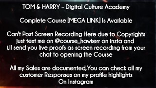 TOM & HARRY  course  - Digital Culture Academy download
