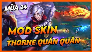 Mod Skin Thorne Quán Quân FMVP Mùa 24 Mới Nhất Full Hiệu Ứng Không Lỗi Mạng | Yugi Gaming