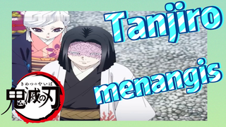 Tanjiro menangis