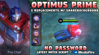 New Johnson Optimus Prime Skin Script No Password | Johnson Transformer Skin Script | Mobile Legends