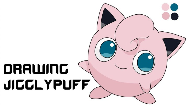 Menggambar Jigglypuff - Pokemon (Timelapse Drawing) by OST ANIME ID