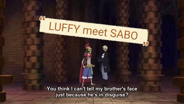 Luffy meet Sabo