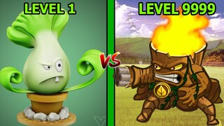 Sức Mạnh Bonkchoy Võ Sĩ Cải Gốc Lửa 6 Nòng - Plant Vs Zombie 2 Hoa Quả Nổi Giận Top Game Thành EJ