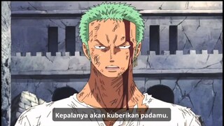 kesetiaan zoro kepada kapten luffy