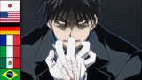 Roy Mustang In 7 Different Languages | Fullmetal Alchemist Brotherhood
