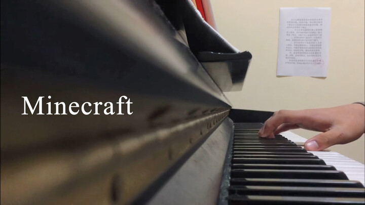 [Music]Piano playing of <Sweden>|Minecraft