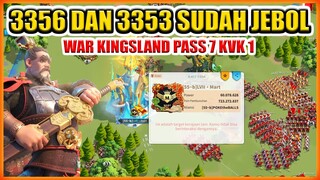 AKHIR KVK KD 3356 DAN 3353 SUDAH JEBOL !! WAR KINGSLAND PASS 7 FULL