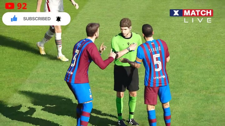 Barcelona vs Frankfurt - UEFA Champions League Football Match PES 21