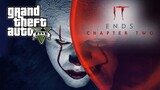 Clemetine ជួយសម្លាប់ Clown  GTA 5 IT : Chapter 2 Mod​​ w/ Pennywise | GTA V Scary Mods