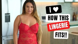 Lingerie Try On Haul | Alicia Waldner (4k)