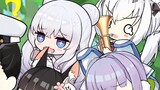 [ Azur Lane ] Gadis kapal yang menyebalkan! Hukuman untuk komandan yang pura-pura tidur~