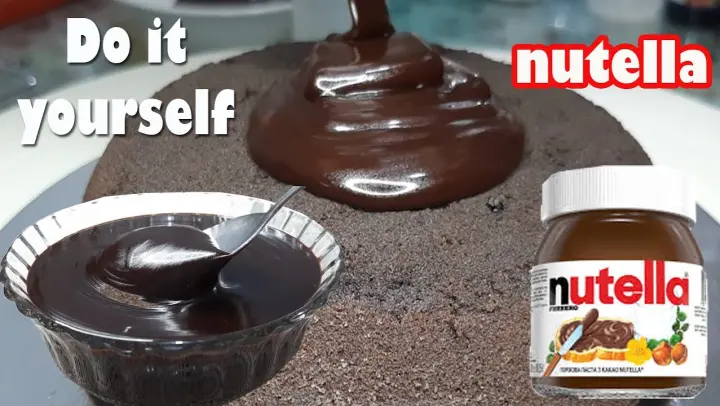 HOW TO MAKE CHOCOLATE SAUCE/SYRUP | CHOCOLATE GANACHE USING COCOA POWDER | NUTELLA SPREAD