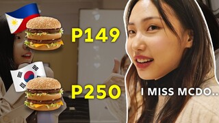 Philippine MCDO and Korean Mcdonald’s are just SO DIFFERENT