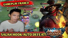 SALAH HOOK'S AUTO DEFEAT! 😱 | Gameplay | Mobile Legends: Bang Bang - mlbb