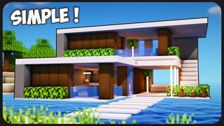 Cara Membuat Rumah Modern Diatas Air ! || Minecraft Modern Pt.45