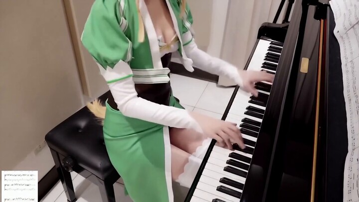 [Datang dan belajar piano dari adikku] "INNOCENCE", lagu pembuka musim kedua "Sword Art Online", din