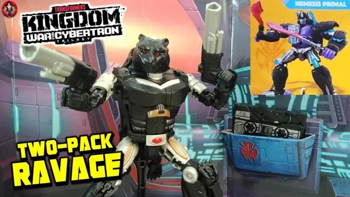Two-Pack Beast Wars Ravage & Nemesis Primal - Transformers War For Cybertron Kingdom Revealed