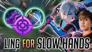 New Ling Gameplay ANALYSIS - MASTERCLASS For Slowhands Ling & Best Build Tutorial Mobile Legends2022