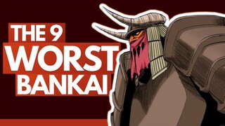 What is the WORST BANKAI in Bleach? Top 9 'Weakest' Bankai, RANKED! (Manga Spoilers)