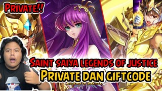 UPDATE GAME SAINT SAIYA LEGENDS OF JUSTICE PRIVATE FREE HERO BINTANG 6 DAN 2 GIFT CODE BUAT GACHA