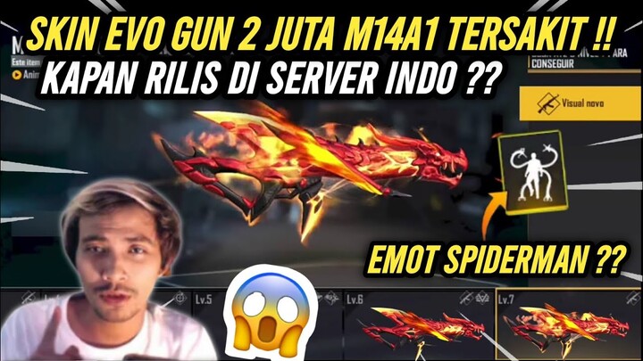 INFO KULGAR❗BOCORAN EVO GUN 2 JUTA M4A1 TERBARU & EMOTE 2 JUTA M4A1 !! KATANA LOBBY BONUS TOPUP ?