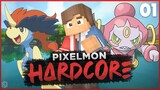 Wild HOOPA Encounter! | Pixelmon Hardcore | Ep 1 | Pixelmon Reforged 7.2.0 1.12.2