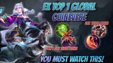 4500+ MATCHES GUINEVERE BUILD | YOU MUST WATCH THIS | EX TOP 1 GLOBAL | MOBILE LEGENDS
