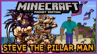 เปลี่ยน Steve ใน Minecraft PE ให้มีกล้าม Curse แบบ Pillar Man จากเรื่อง JoJo's Blizzared Adventure