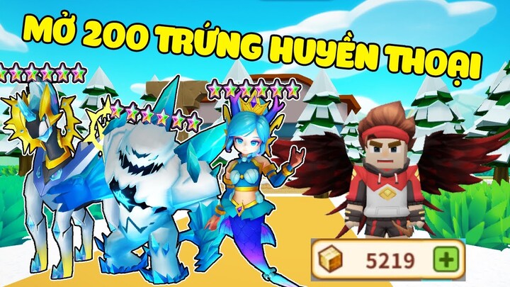 (Blockman GO) VANHMC TIÊU GCUBE MỞ 200 TRỨNG HUYỀN THOẠI TRONG TRAINER ARENA VÀ CÁI KẾT ???