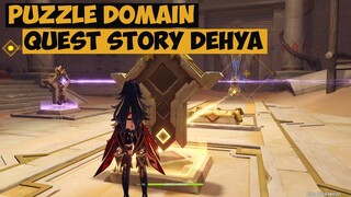 Domain Quest Story Dehya - Kesungguhan Palsu | Puzzle  【Genshin Impact】