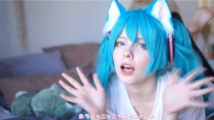 【Saya Scarlet】Learn to meow☆ The video I made some time ago is pretty good^^