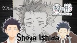 Speed drawing Shoya Ishida anime Koe no Katachi || #FAMTHR