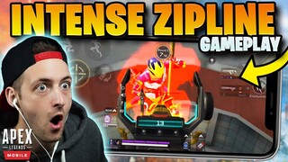 Apex Legends Mobile MOST INTENSE ZIPLINE Gameplay!