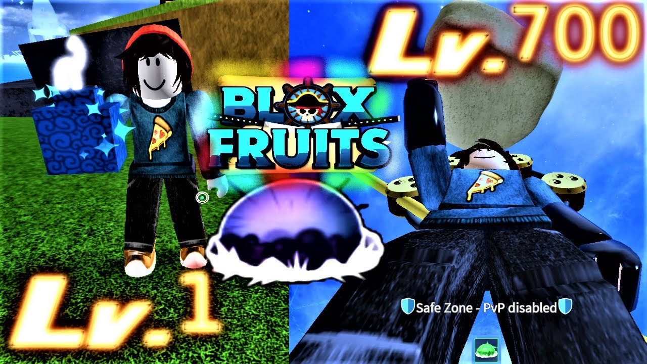 NOOB To PRO With DRAGON FRUIT (Level 1 To 700) In Blox Fruits