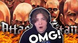 NON-Anime Fan Reacts to ATTACK ON TITAN Openings Intro (1-7)