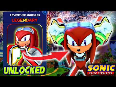 Sonic Roblox Game Sonic Speed Simulator Adds Knuckles and New Sonic Skin In  Latest Update