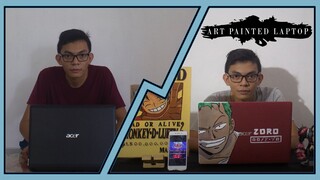 [ONE PIECE] Iseng - Iseng Bikin Art Painting Karakter Zoro, Di Laptop?