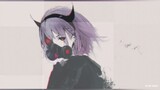 anime girl with mask